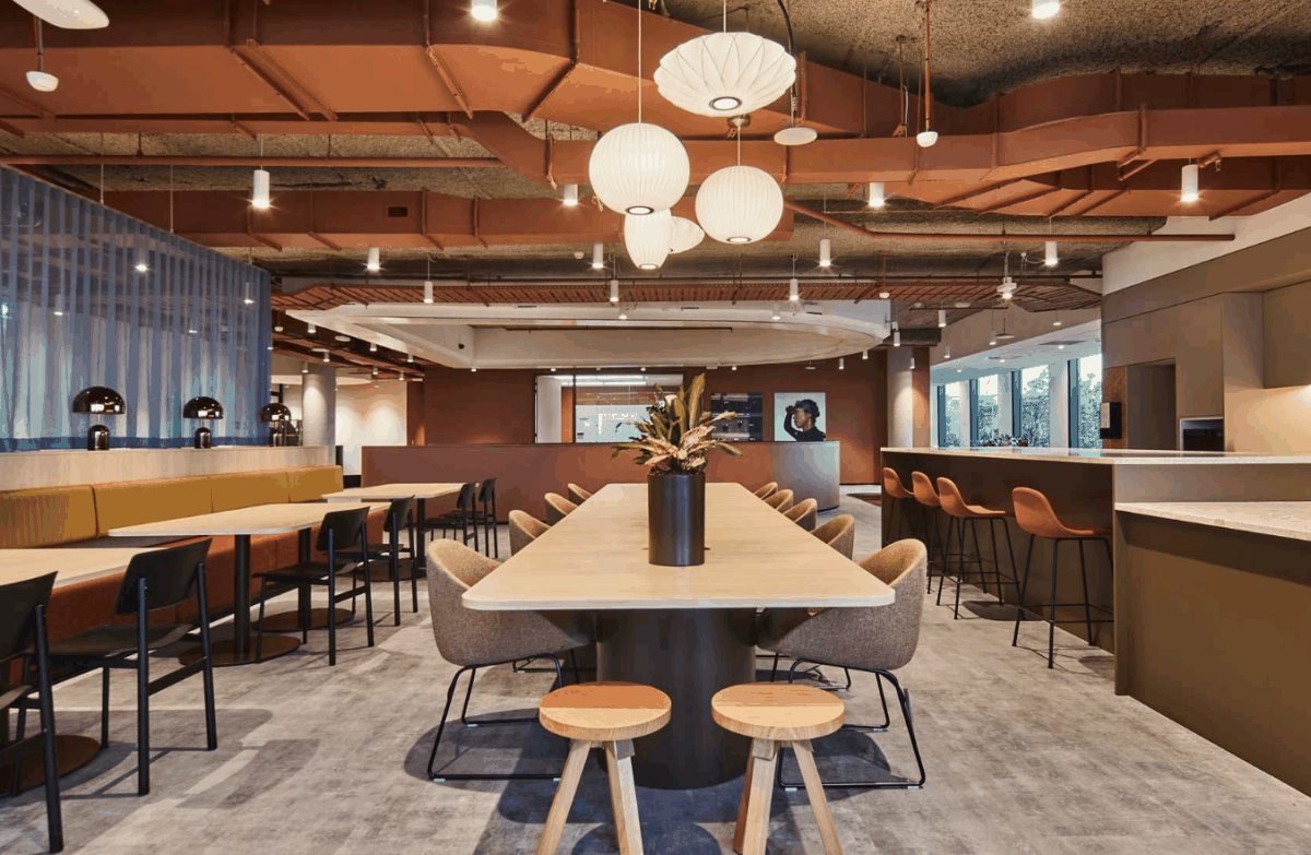 Furniture and finishings, supplied as part of the fitout