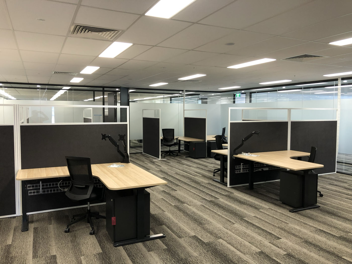 United Equipment commercial office fitout by Integrity Office, Melbourne