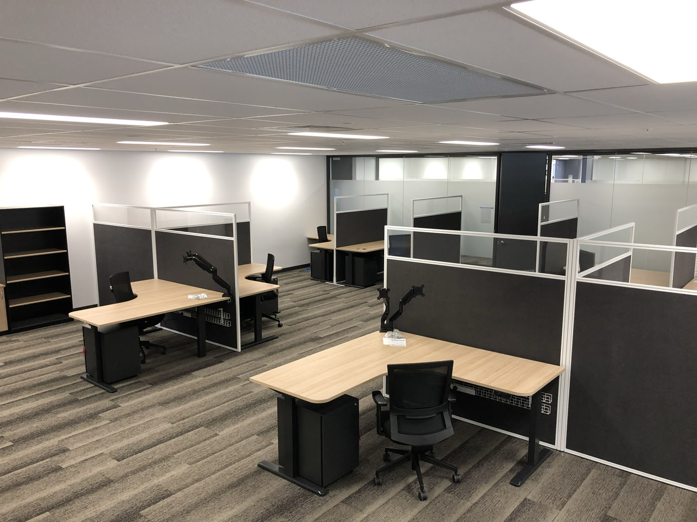 United Equipment commercial office fitout by Integrity Office, Melbourne