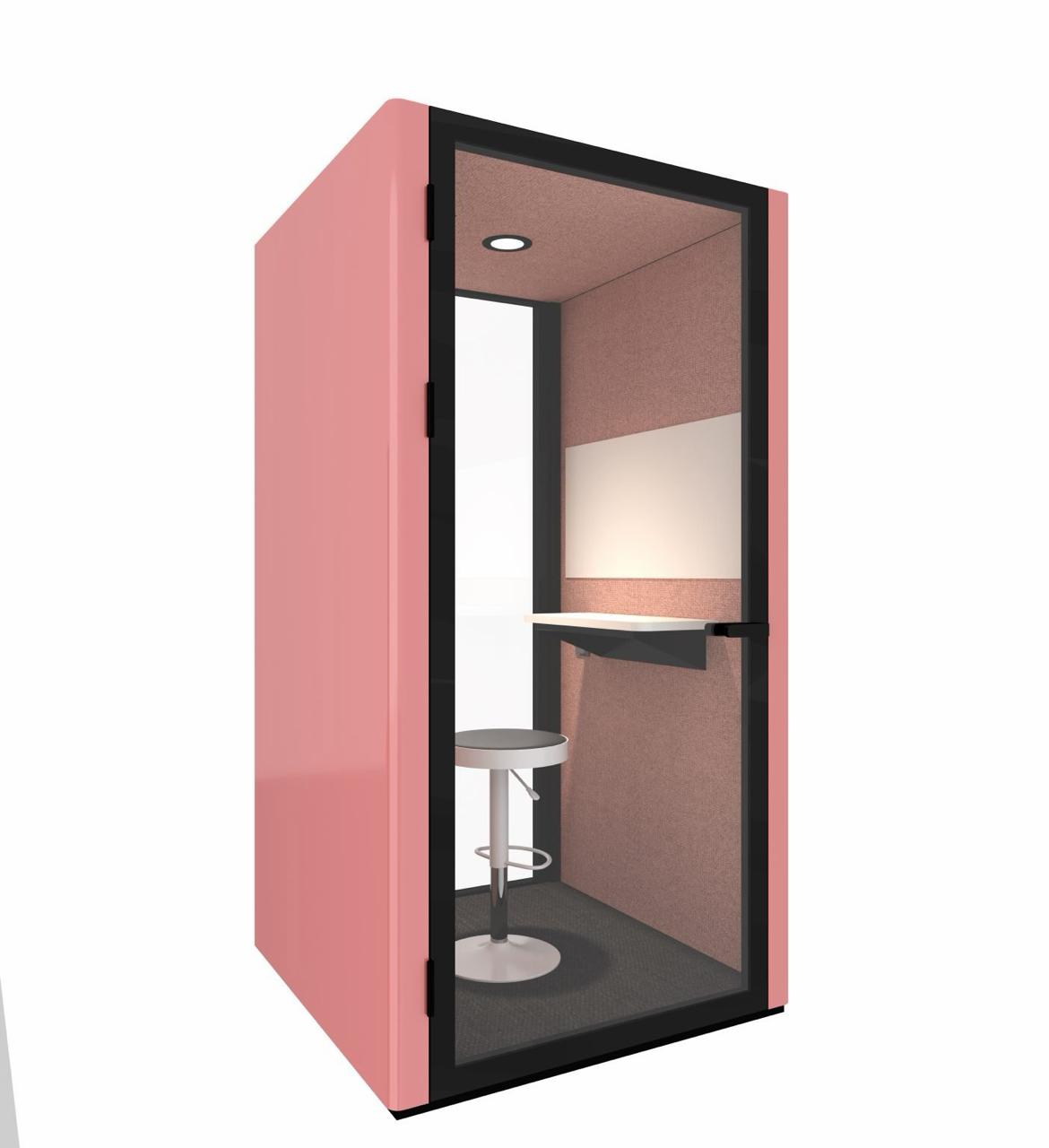 Single-person acoustic work pod